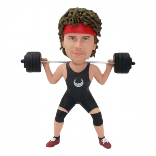 Custom Bobblehead weightlifting weightlifter Male