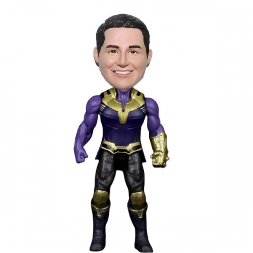 Thanos Bobblehead action figure looks like you