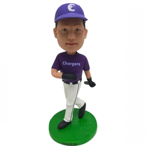 Custom bobble head for chargers baseball players