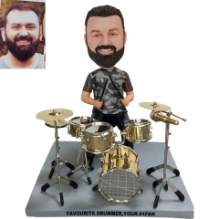 Custom Drummer Bobble Head