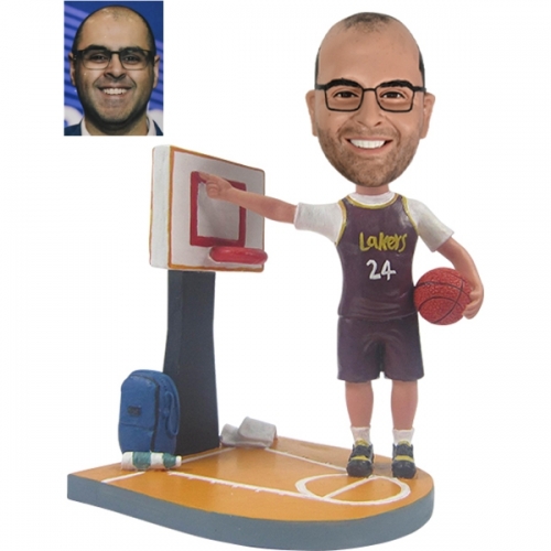 NBA Basketball Bobble head Customized Lakers player