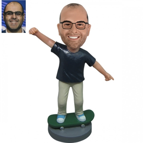 Custom Skateboarding Bobblehead from photo