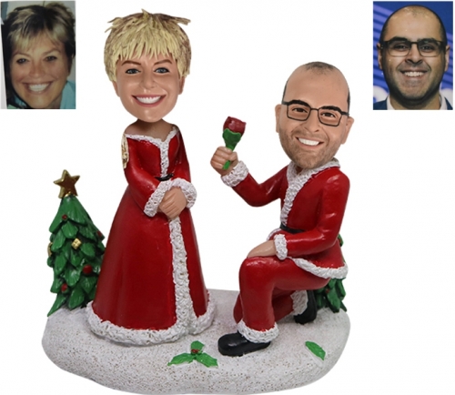 Double Couple Bobblehead customized Christimas gift