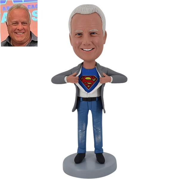 Custom Bobblehead for Boss superman style