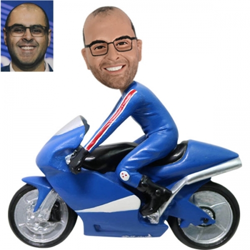 Custom Bobblehead on Dirt bike