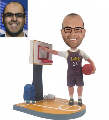 NBA Basketball Bobble head Customized Lakers player