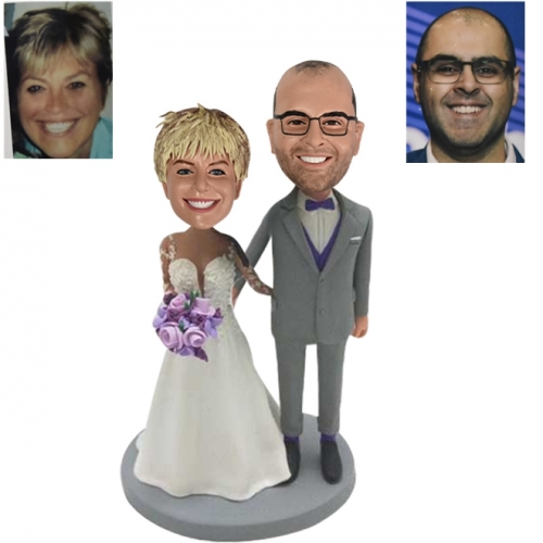 Custom Wedding Bobbleheads look like you