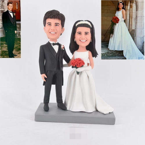 Custom Couple Anniversary Bobblehead from Photo