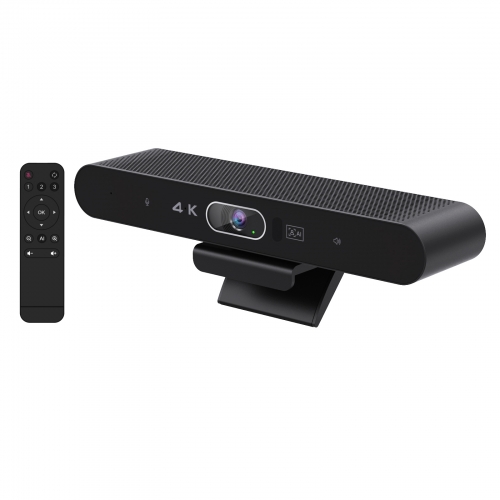 All-in-one video conference system with 4K camera and microphone AI scaling face recognition USB connection plug and play