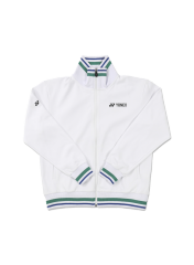 YONEX 75TH Elite Men's Warm-Up Jacket 50105AEX-White Color Delivery Free