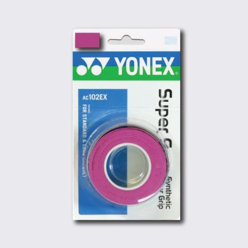 YONEX Super Grap Grip(3 wraps)-Pink(AC102EX)