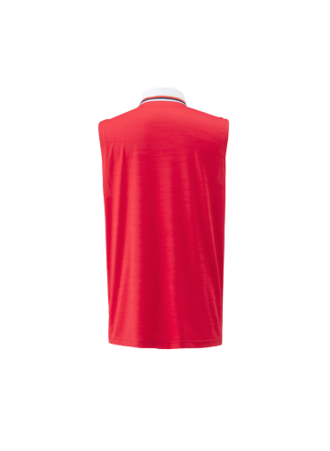 YONEX MEN'S SLEEVELESS TOP 10483EX-Ruby Red(China National Team)(Clearance)