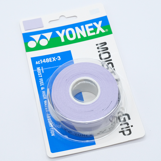 YONEX Moist Super Grip (3wraps) (AC148-3EX)-Lavender