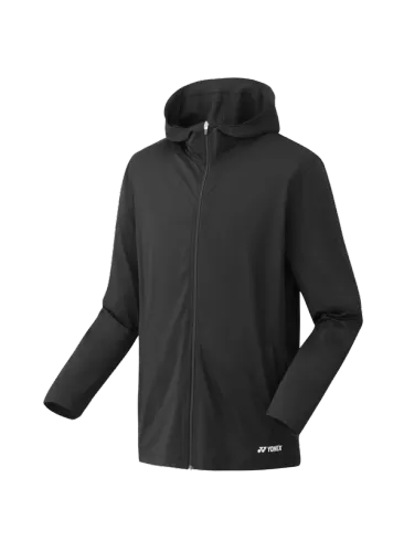 YONEX Mens Full Zip Hoodie 50116EX-Black