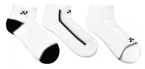 Yonex Junior Sport Low-Cut Socks 19190JEX  (Pack of 3) Assorted-XS