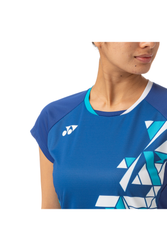 Yonex WOMEN’S CREW NECK SHIRT 20635EX American Blue color