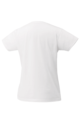 Yonex WOMEN’S T-SHIRT 16512EX White / Sax color(Cotton)