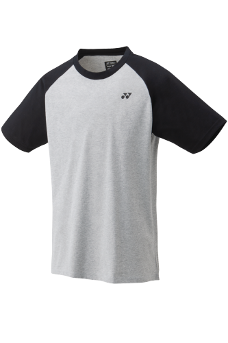 Yonex 2022 Mens T-Shirt 16576EX-Gray / Black(Cotton)