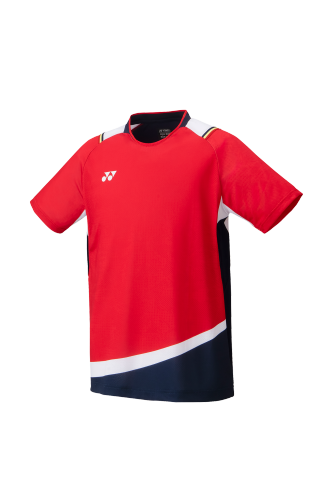 YONEX China National Team Mens Crew Neck Shirt 10489EX-RubyRed