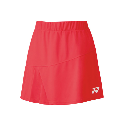 YONEX 2023 WOMEN’S SKIRT 26101EX Clear Red Color(No inner shorts inside)