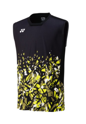 YONEX 2023 Badminton Mens Sleeveless Top Japan National 10552EX-BLACK