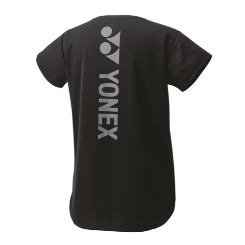Yonex Women's Dry T-shirt. 16664Y Black Color Made in Japan