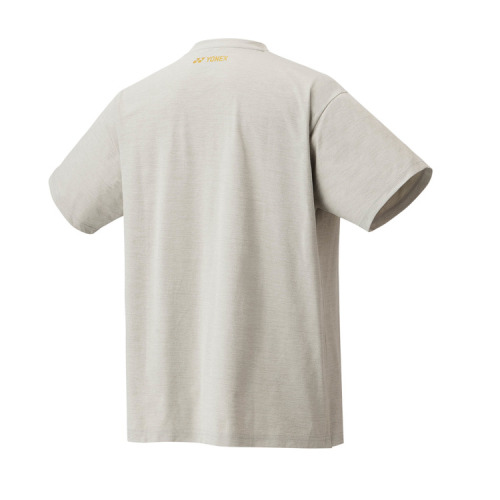 YONEX 2023 BWF Mens T-Shirt YOB23190EX Sand Beige Color