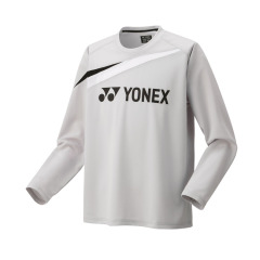 Yonex 16665Y Unisex Long Sleeve T-Shirt Ice  Gray Color (Made in Japan)
