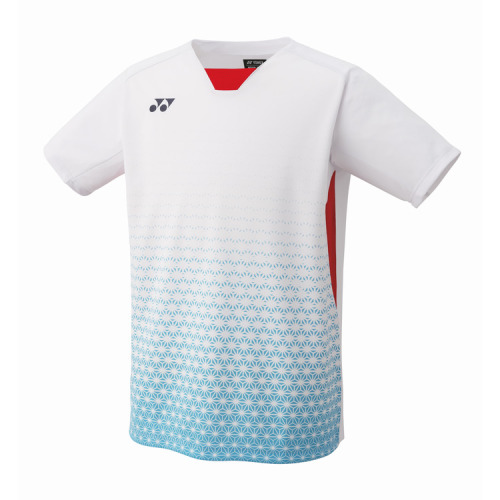 Yonex 2024 Mens Crew Neck Shirt Japan National Team 10615YX-White Color