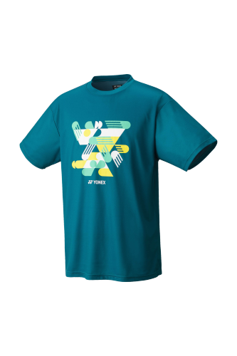 YONEX 2024 UNISEX T-SHIRT  YM0043-Blue Green Color