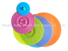 28cm Reusable Silicone Suction Bowl Lids, Food Storage Covers for Bowls, Pots, Pans, Mugs