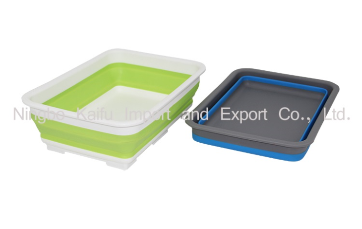 Rectangle Shape Foldable Portable Washing Tub