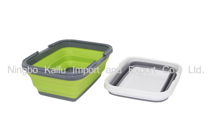 Rectangle Dishes Wash Basin With Handles