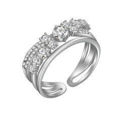White Gold Cubic Zirconia Diamond Wedding Ring Wholesale