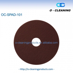 Heavy Duty 17Inch Polyester Round Low-Speed Buffer & Burnish Floor Pad,Heavy-Duty Scrubbing Floor Polishing Pad