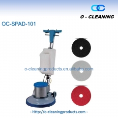 Heavy Duty 17Inch Polyester Round Low-Speed Buffer & Burnish Floor Pad,Heavy-Duty Scrubbing Floor Polishing Pad