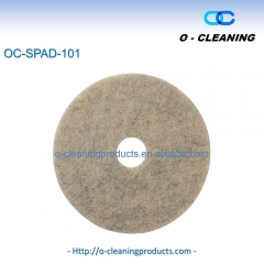 Heavy Duty 17Inch Polyester Round Low-Speed Buffer & Burnish Floor Pad,Heavy-Duty Scrubbing Floor Polishing Pad