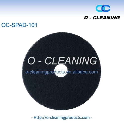 Heavy Duty 17Inch Polyester Round Low-Speed Buffer & Burnish Floor Pad,Heavy-Duty Scrubbing Floor Polishing Pad