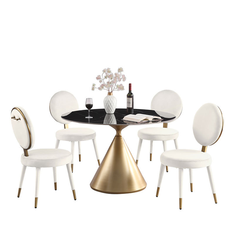 Morden Fort 5 Piece Modern Luxury Dining Table Set