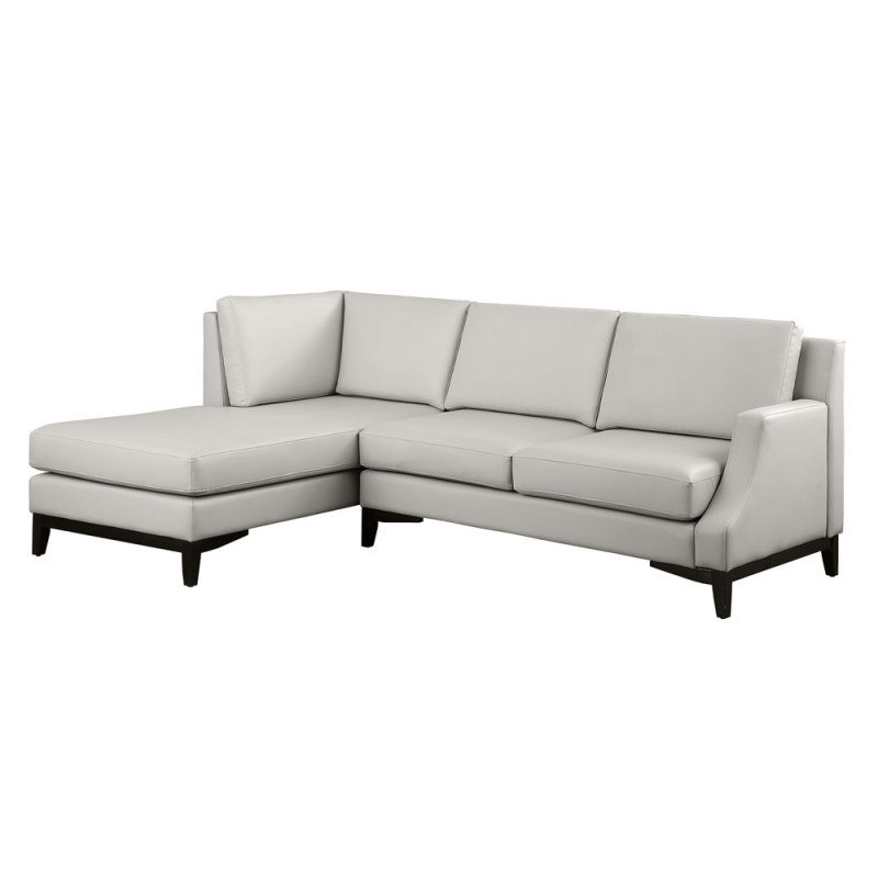 Silver Grey Sectional L Shape Sofa