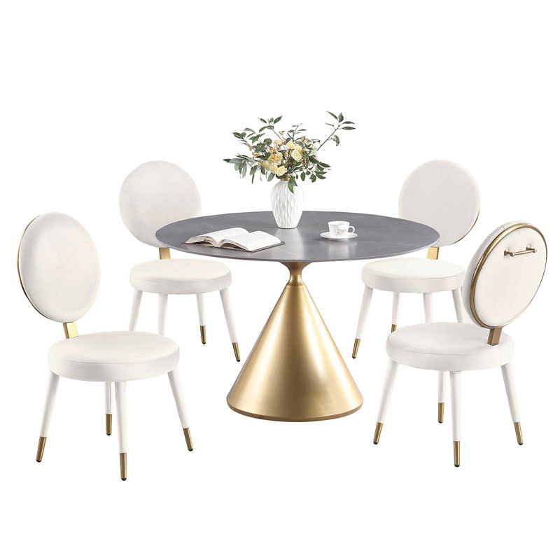 Morden Fort 5 Piece Modern Luxury Dining Table Set