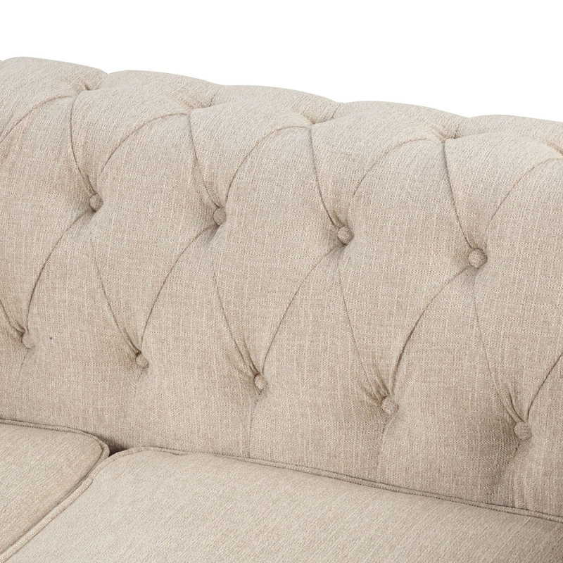 Linen Sectional sofa in Beige