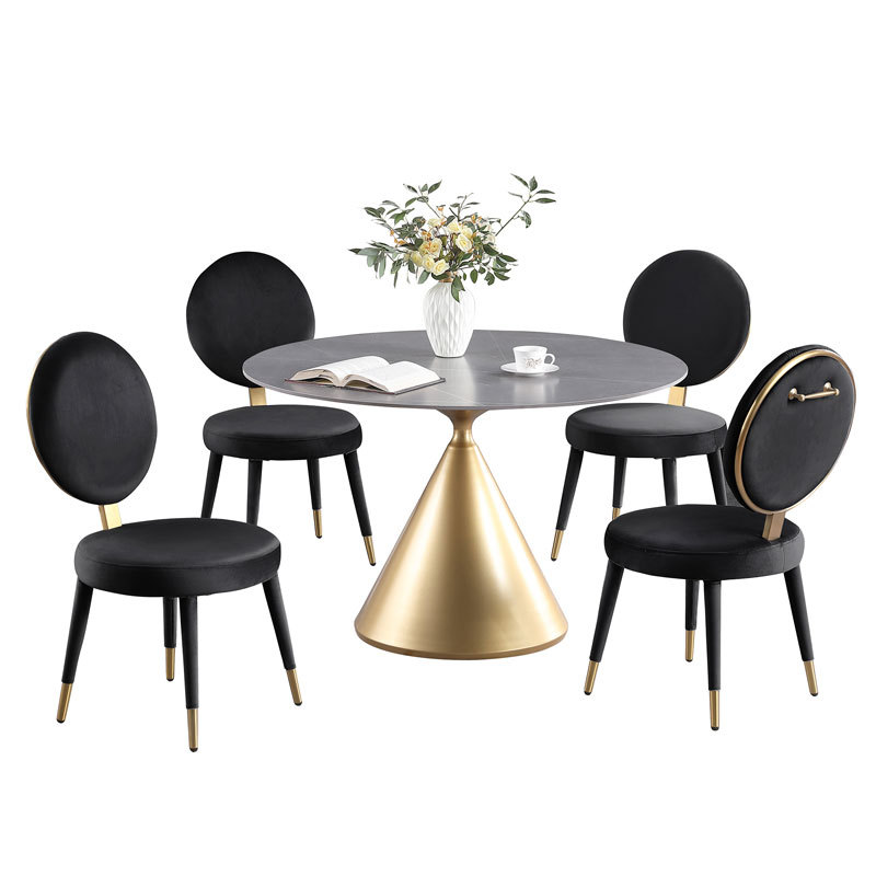 Morden Fort 5 Piece Modern Luxury Dining Table Set