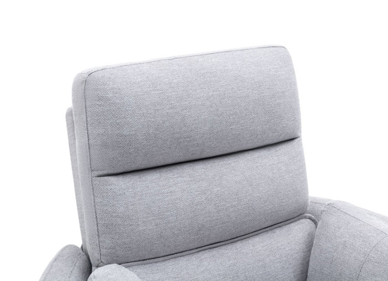 Grey Upgraded Unique Design Power Reclining Chairs with USB Ports for Living Room Bedroom, Pillows Included