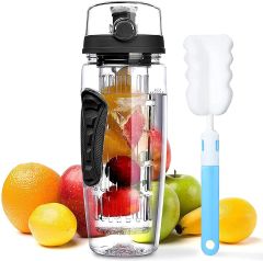 Tritan Large Capacity Water Bottle with Tea Leak