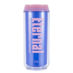 14 oz Cola Can Double Layer Plastic Ice Cup