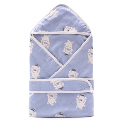 Newborn Muslin Swaddle Wraps Baby Cotton Blanket