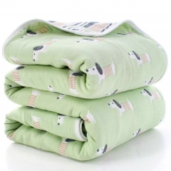 6 Layers Baby 100% Cotton Jacquard Blanket