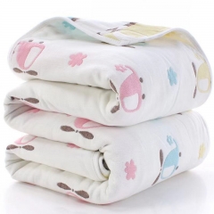 6 Layers Baby 100% Cotton Jacquard Blanket