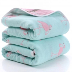 6 Layers Baby 100% Cotton Jacquard Blanket